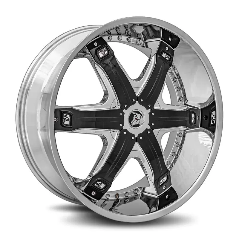 Diablo Fury Wheel 24x10 6x135/139.7 35 87.1 Chrome - FUR-2416D593587